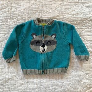 9mo baby Raccoon 🦝 Sweater 💜